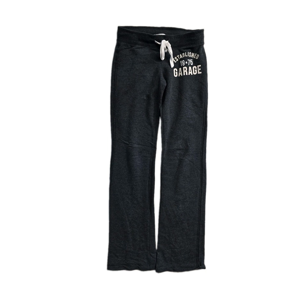 Garage Women's XS Gray Drawstrings Sweat Pants Low Rise